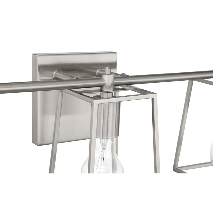 3 Light Vanity in Brushed Polished Nickel