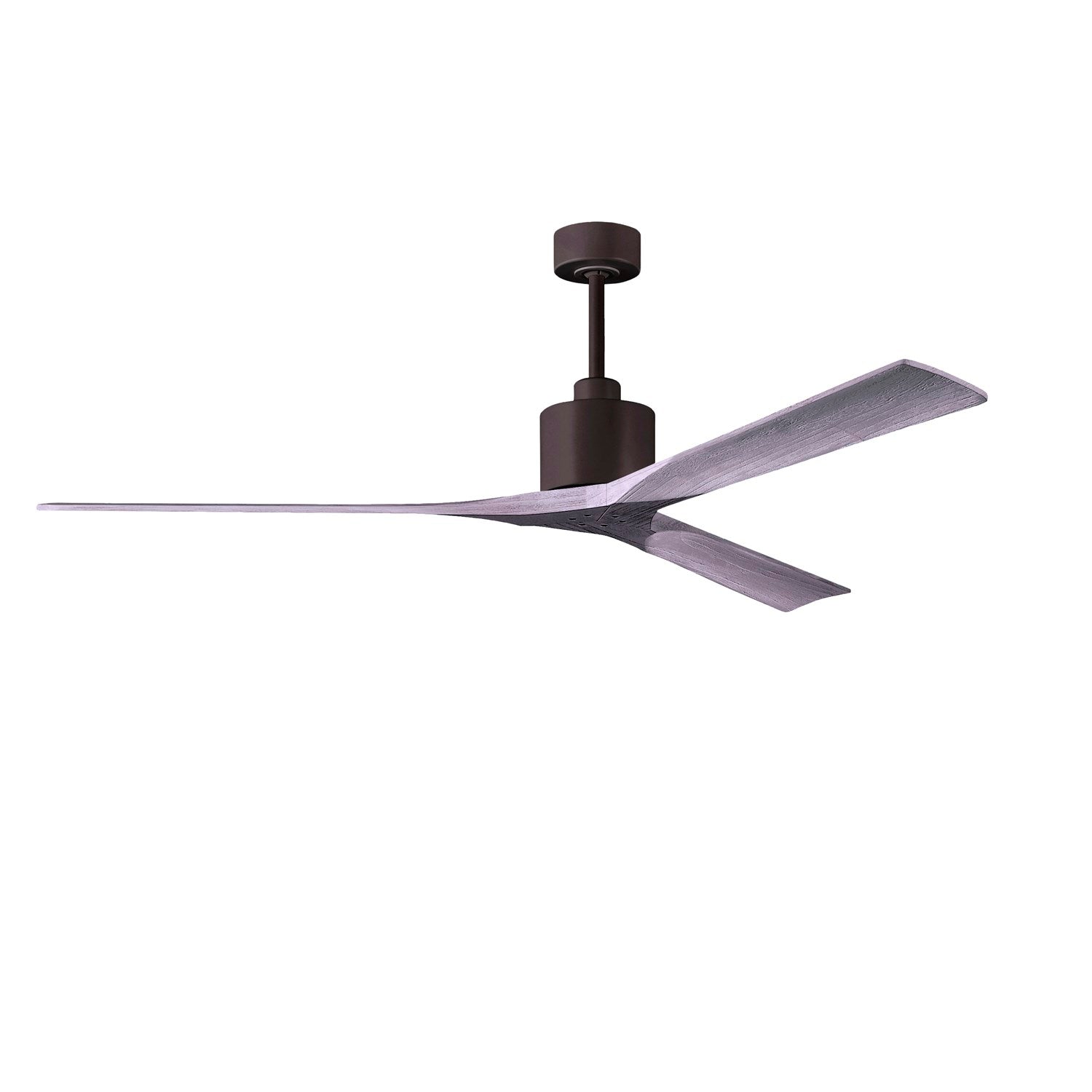 72in Ceiling Fan In Textured Bronze - Barnwood Tone Blades by Matthews Fan Company