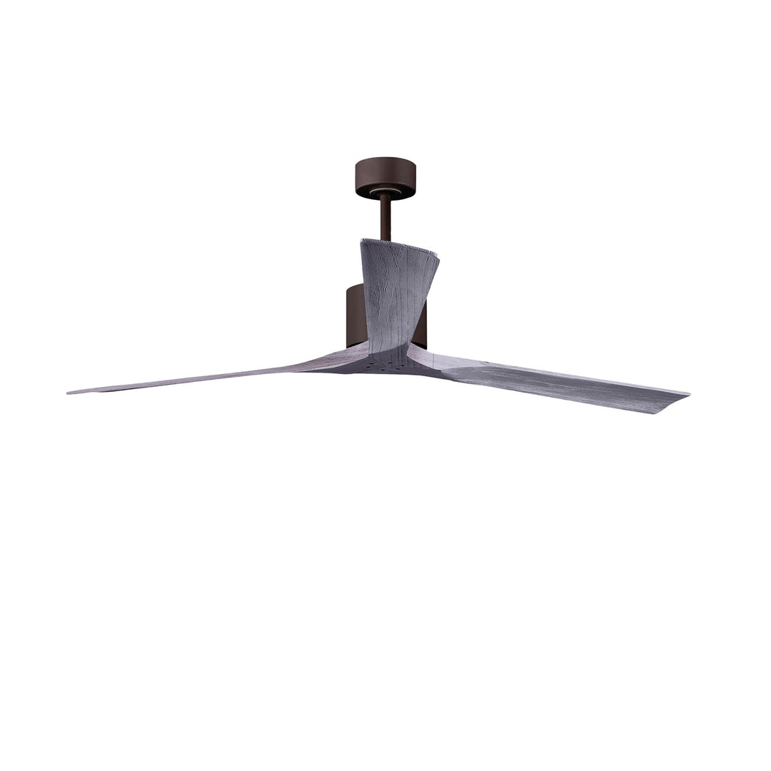 72in Ceiling Fan In Textured Bronze - Barnwood Tone Blades