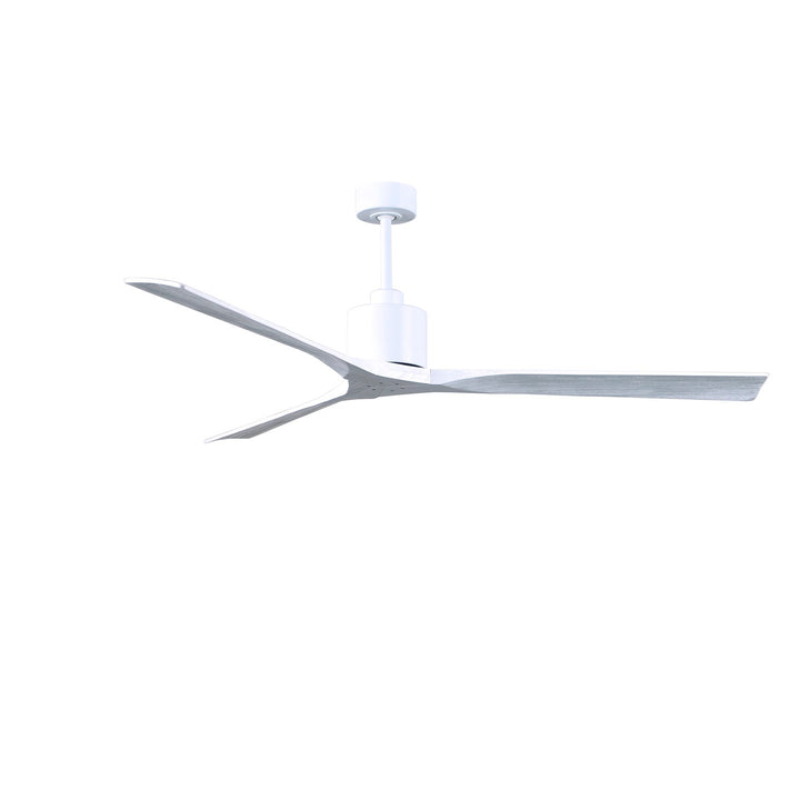 72in Ceiling Fan In Matte White And Matte White Blades