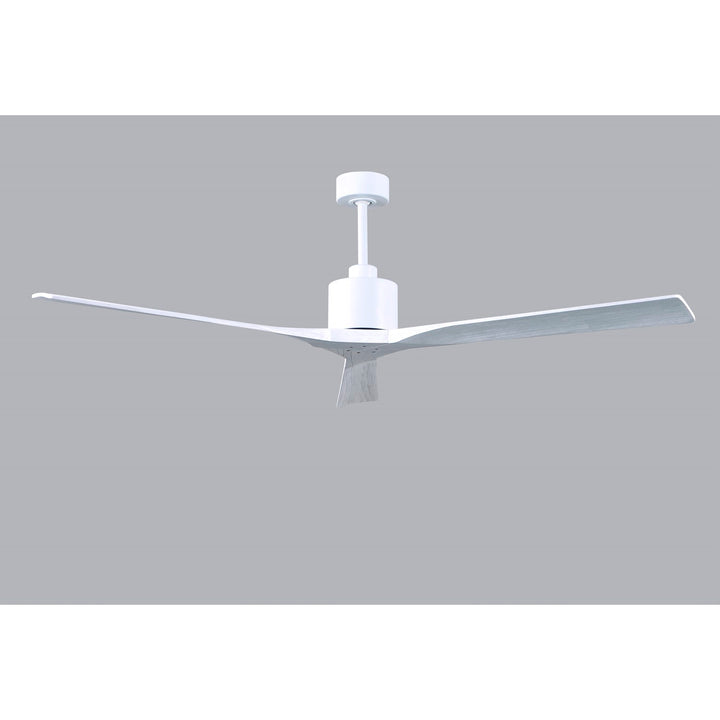 72in Ceiling Fan In Matte White And Matte White Blades