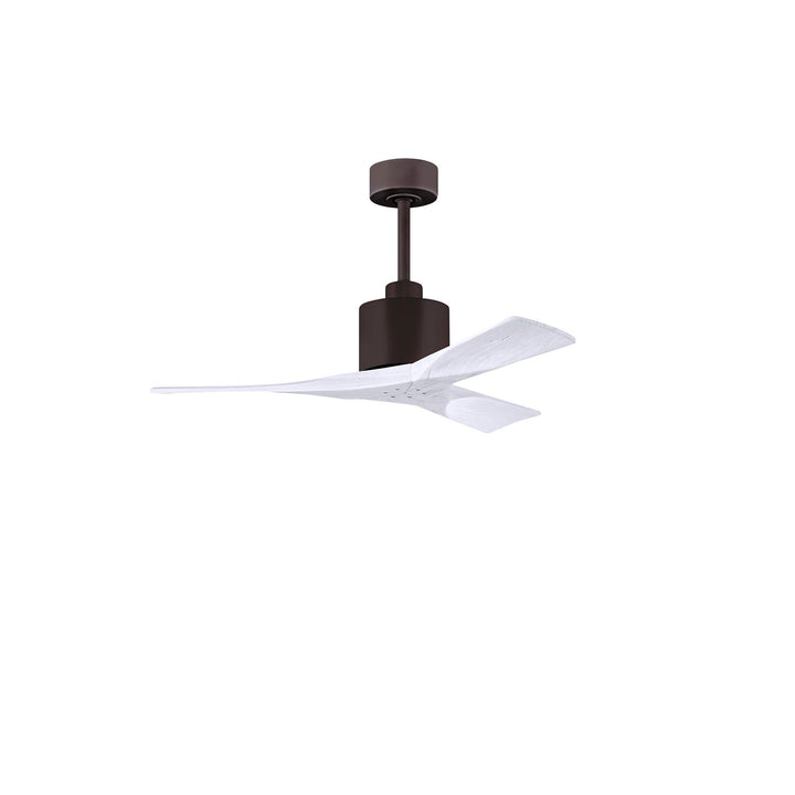 42in Ceiling Fan In Textured Bronze And Matte White Blades by Matthews Fan Company