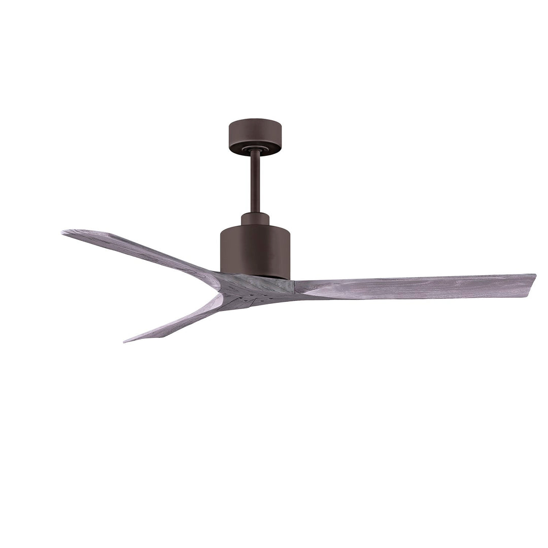 60in Ceiling Fan In Textured Bronze - Barnwood Tone Blades