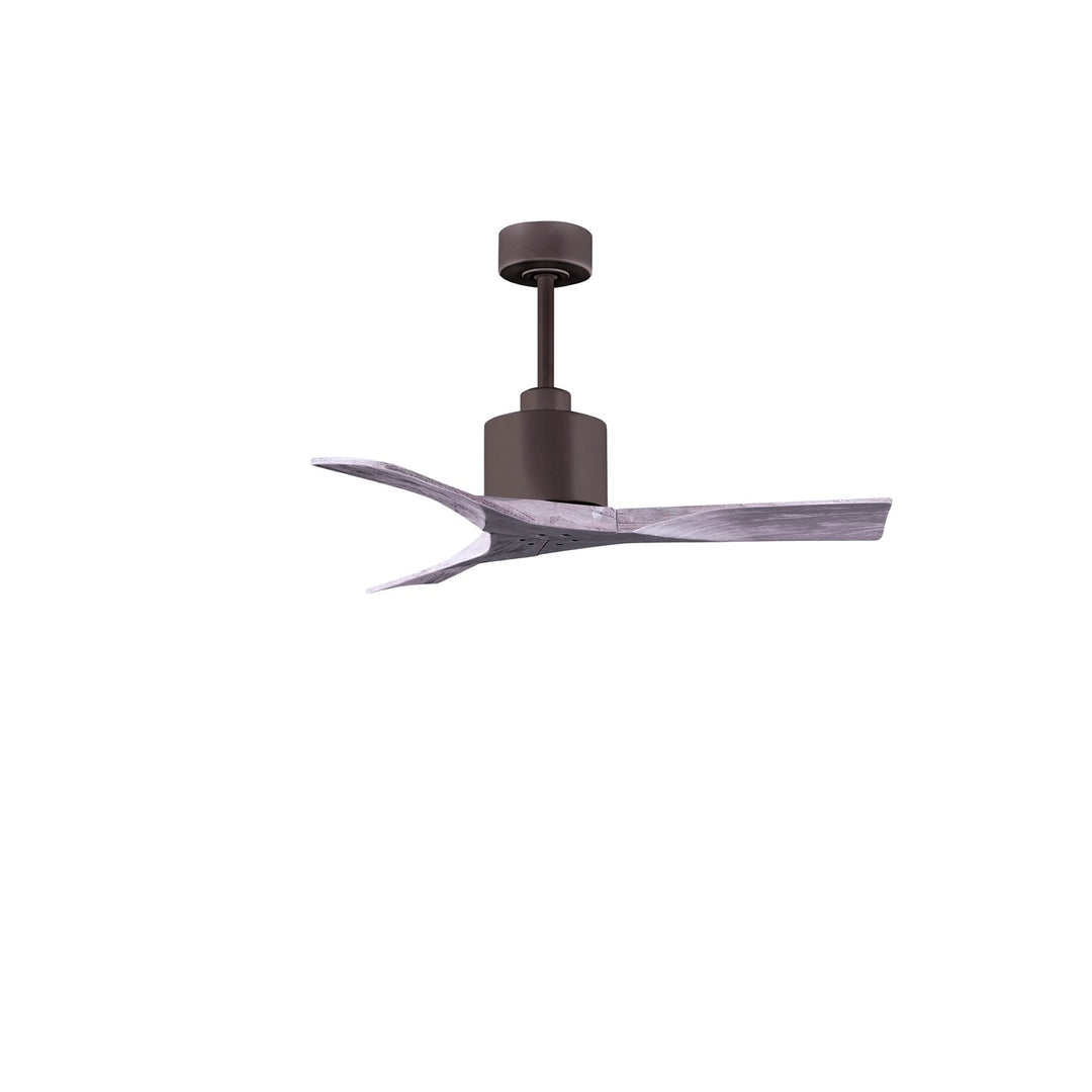 42in Ceiling Fan In Textured Bronze - Barnwood Tone Blades