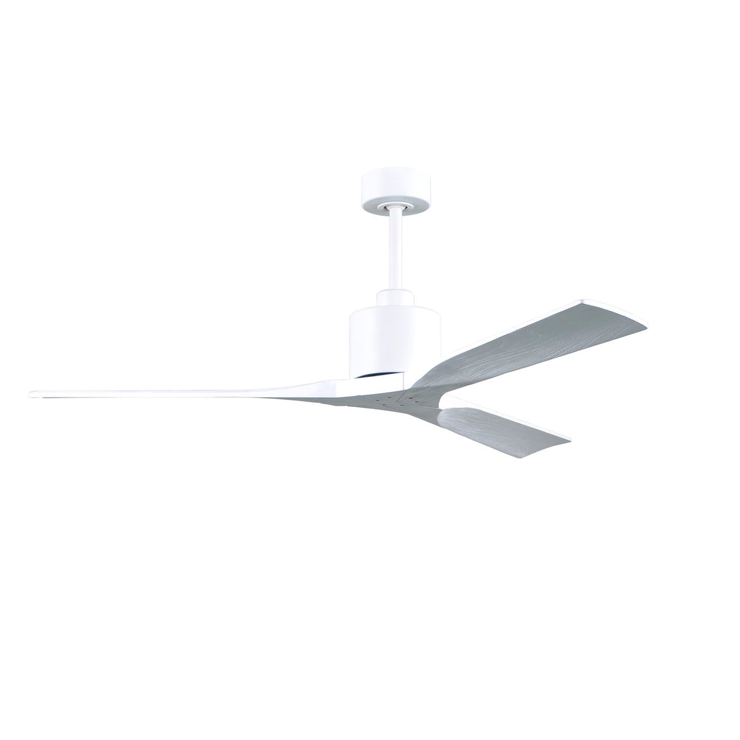 60in Ceiling Fan In Matte White And Matte White Blades by Matthews Fan Company