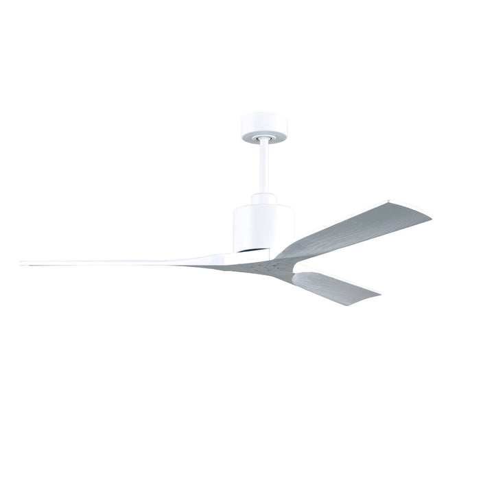 60in Ceiling Fan In Matte White And Matte White Blades by Matthews Fan Company