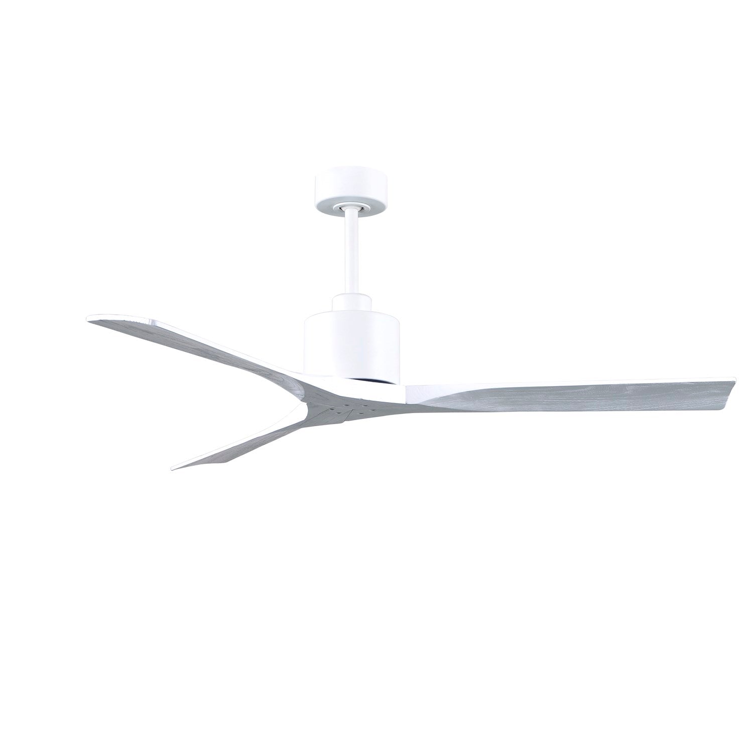 60in Ceiling Fan In Matte White And Matte White Blades