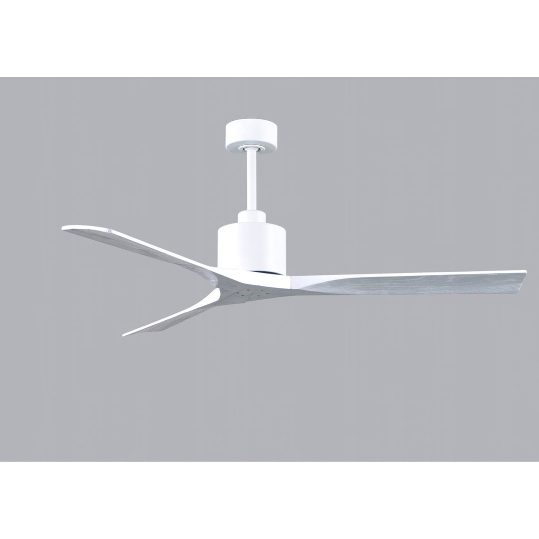 60in Ceiling Fan In Matte White And Matte White Blades