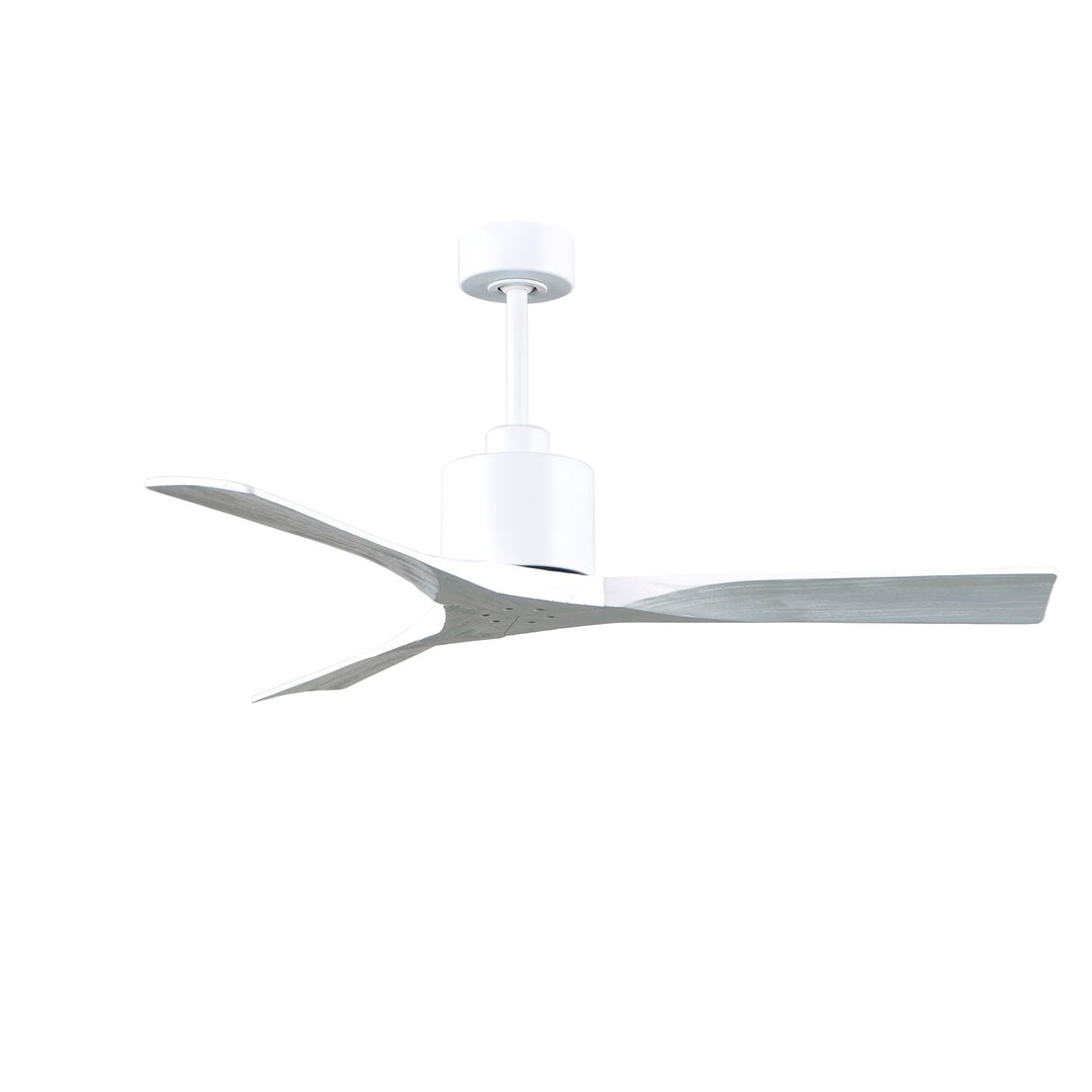 52in Ceiling Fan In Matte White And Matte White Blades