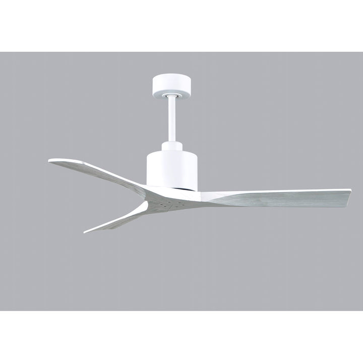 52in Ceiling Fan In Matte White And Matte White Blades