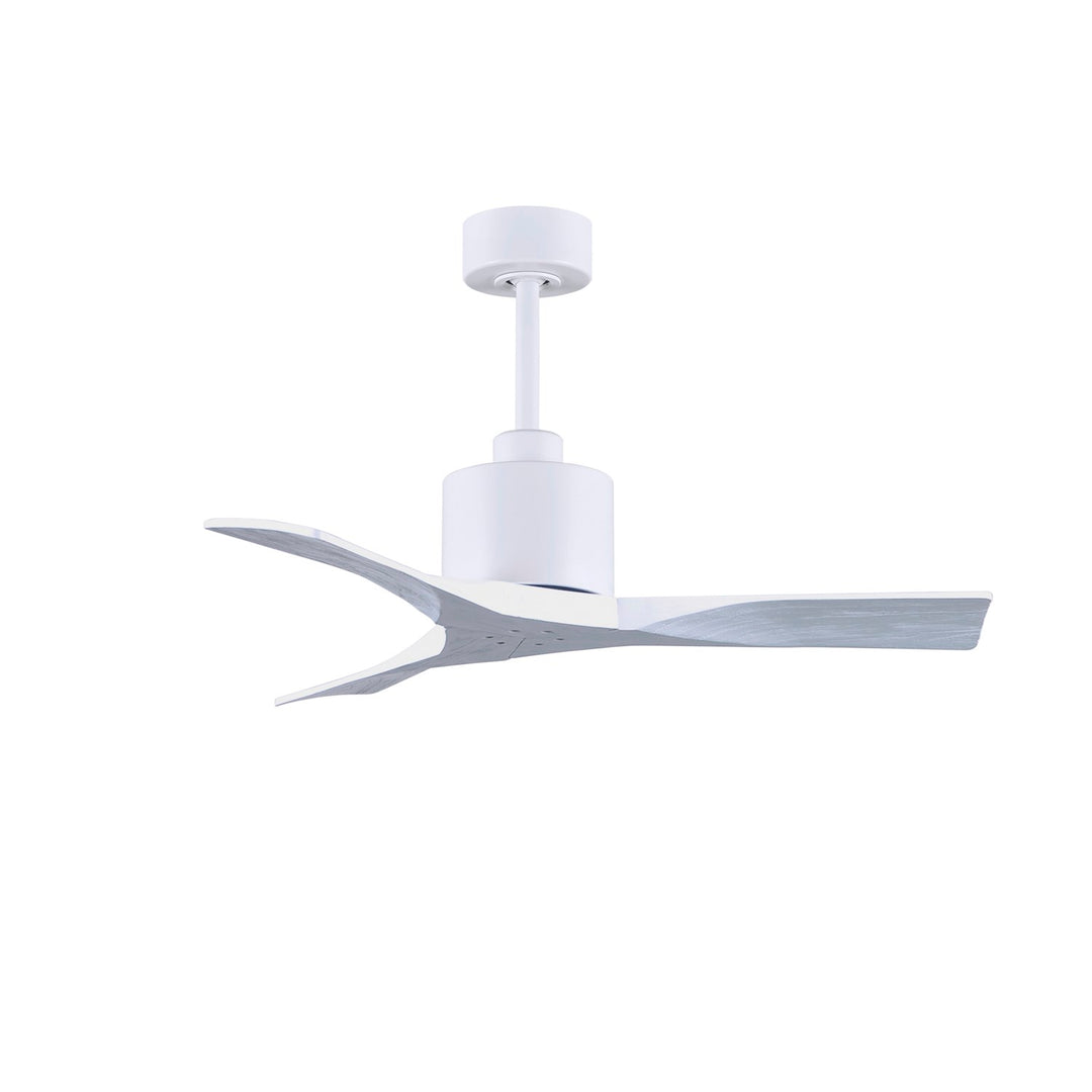 42in Ceiling Fan In Matte White And Matte White Blades
