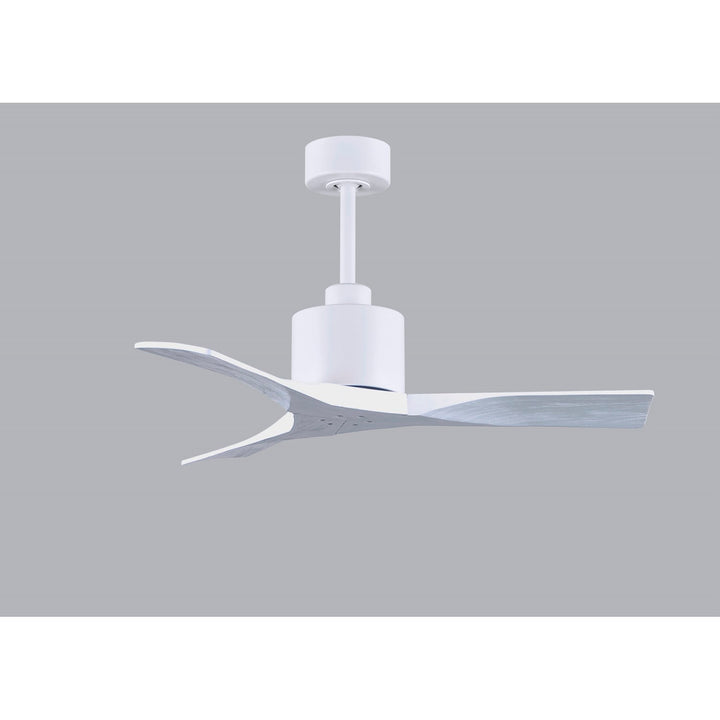 42in Ceiling Fan In Matte White And Matte White Blades
