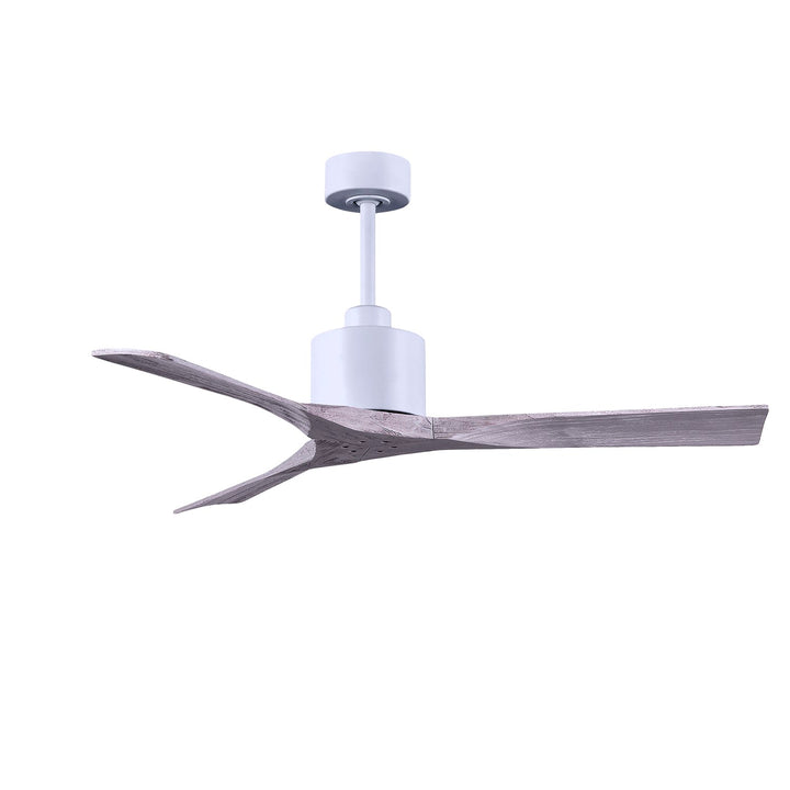 52in Ceoiling Fan In Matte White - Barnwood Tone Blades