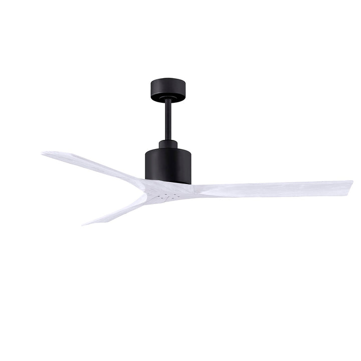 60in Ceiling Fan In Matte Black And Matte White Blades