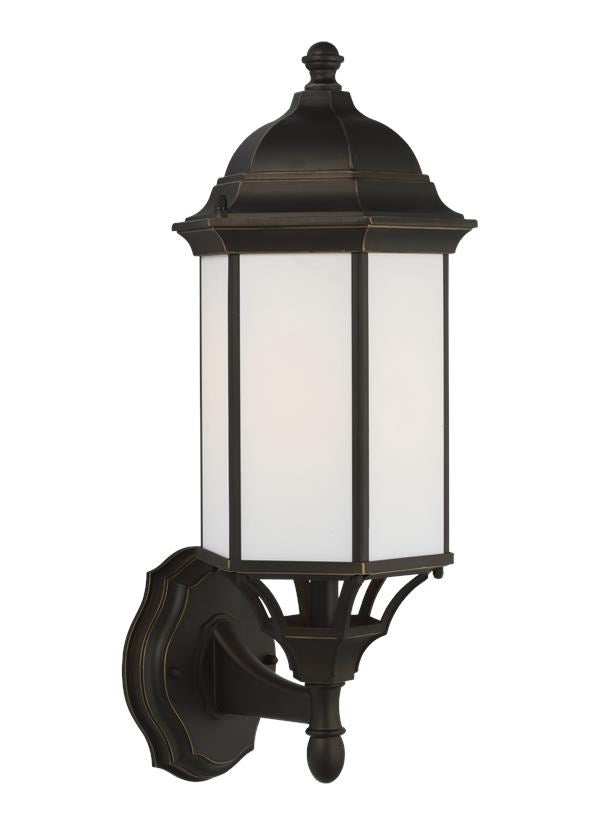 Medium One Light Uplight Outdoor Wall Lantern
