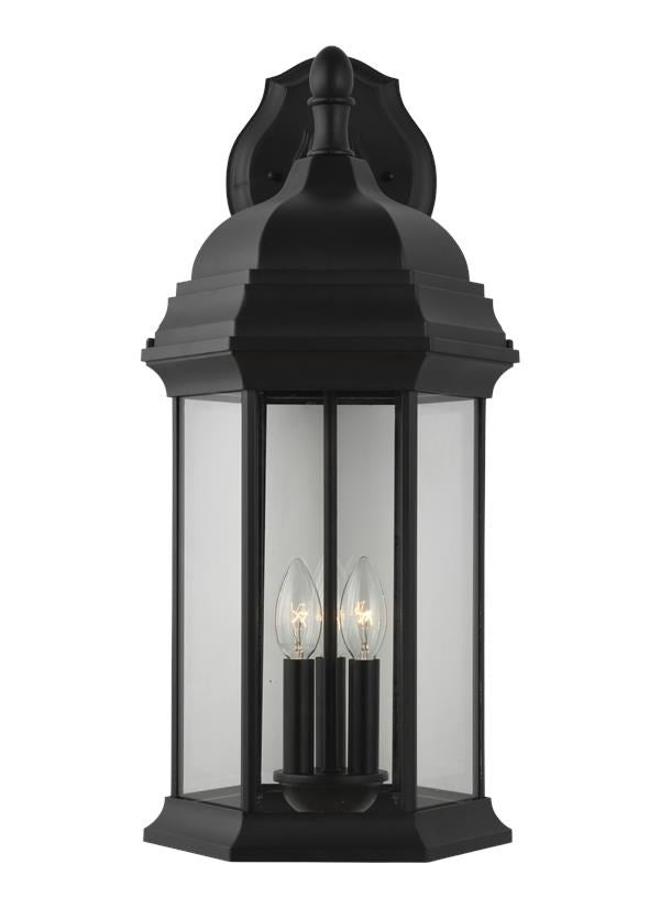 Extra Large Three Light Downlight Outdoor Wall Lantern by Generation Lighting