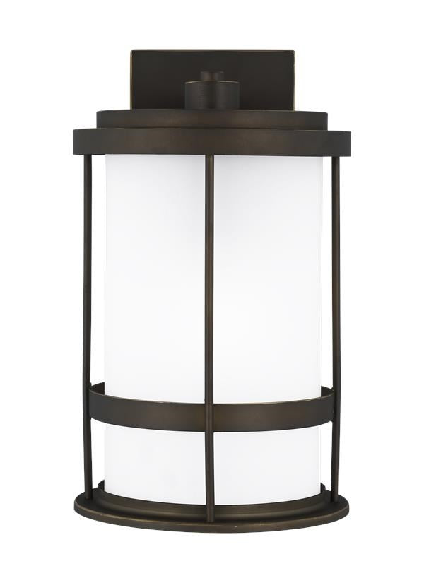 Medium One Light Outdoor Wall Lantern by Generation Lighting