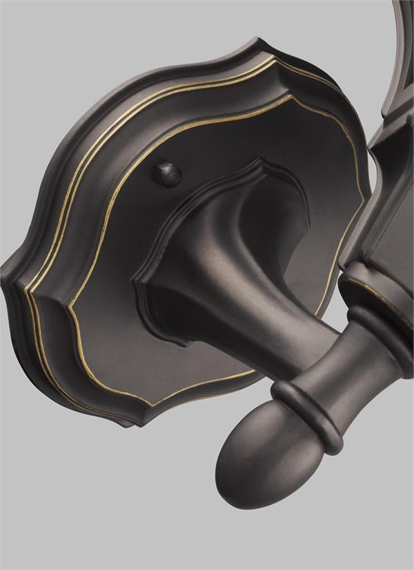 Large One Light Uplight Outdoor Wall Lantern