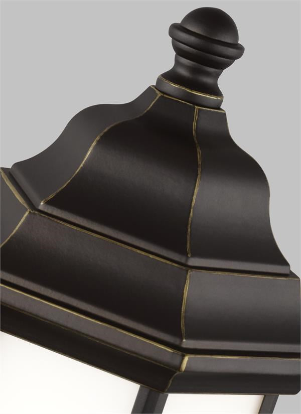 Small One Light Uplight Outdoor Wall Lantern