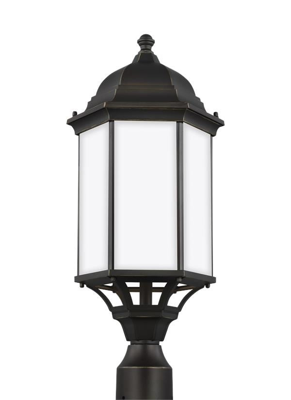 Large One Light Outdoor Post Lantern by Generation Lighting