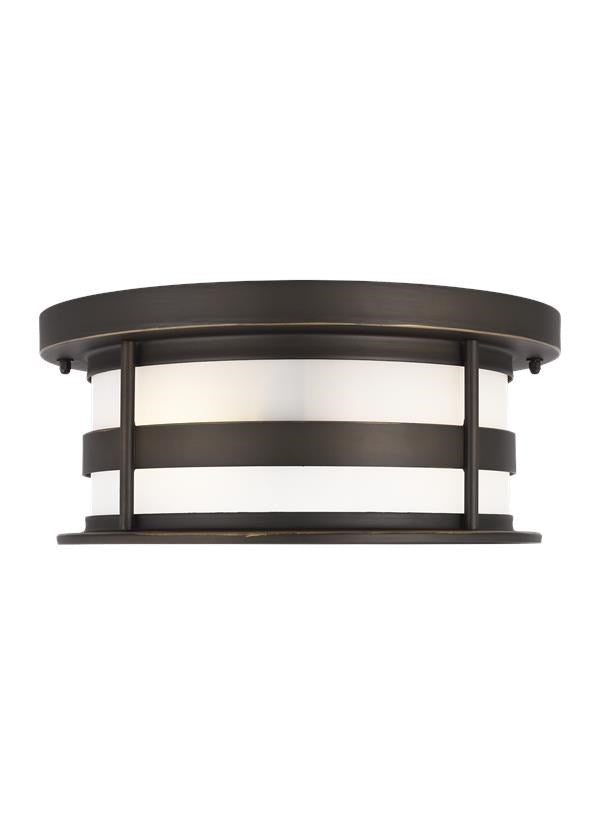 Two Light Outdoor Flush Mount by Generation Lighting