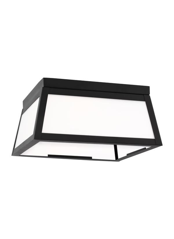 Two Light Outdoor Flush Mount
