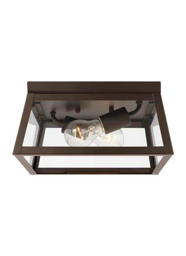 Two Light Outdoor Flush Mount by VC Studio Collection
