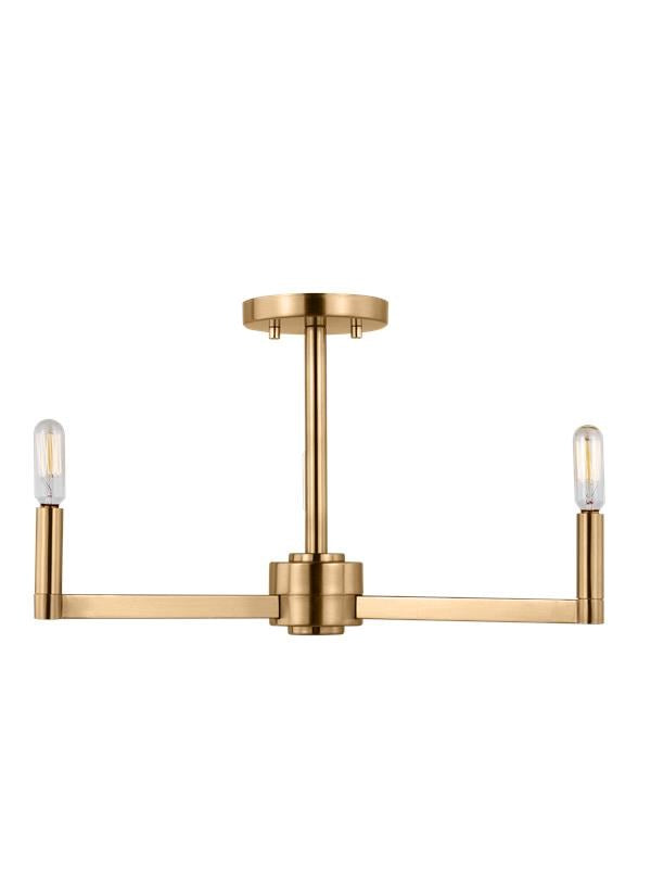Three Light Semi-Flush Mount by VC Studio Collection