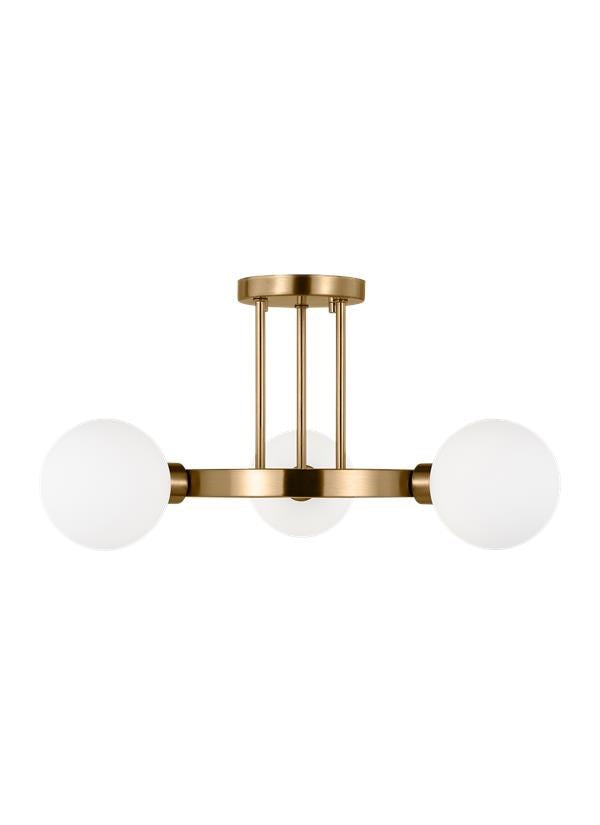 Three Light Semi-Flush Mount by VC Studio Collection