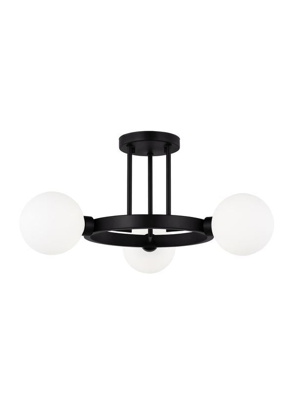 Three Light Semi-Flush Mount