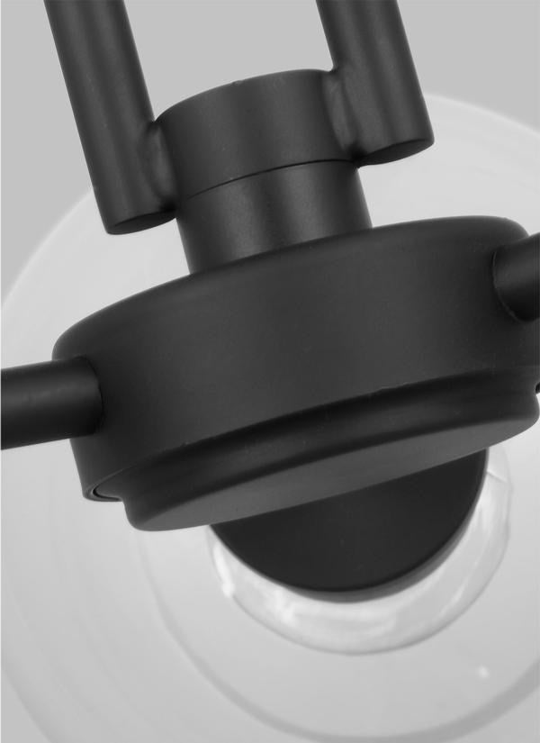 Three Light Semi-Flush Convertible Pendant