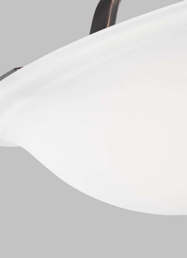 Two Light Semi-Flush