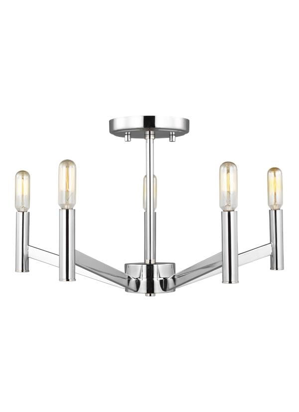 Five Light Semi-Flush Mount by VC Studio Collection