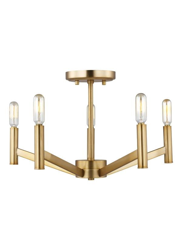 Five Light Semi-Flush Mount by VC Studio Collection