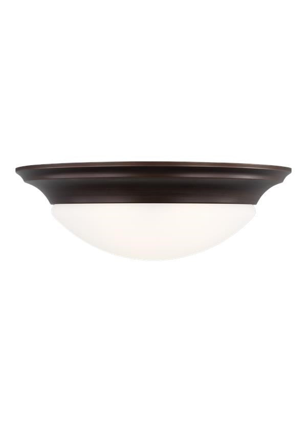 Three Light Ceiling Flush Mount by Generation Lighting