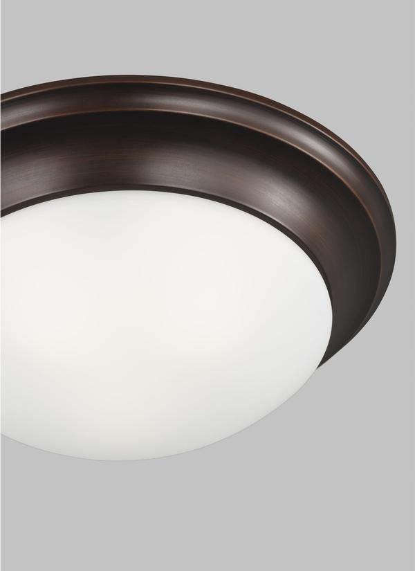 Three Light Ceiling Flush Mount