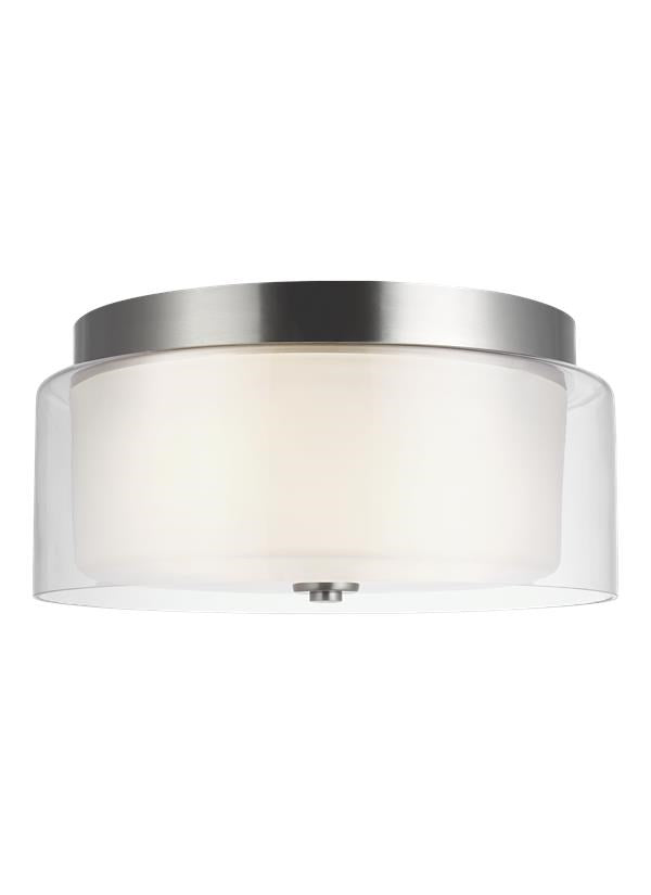 Two Light Ceiling Flush Mount by Generation Lighting