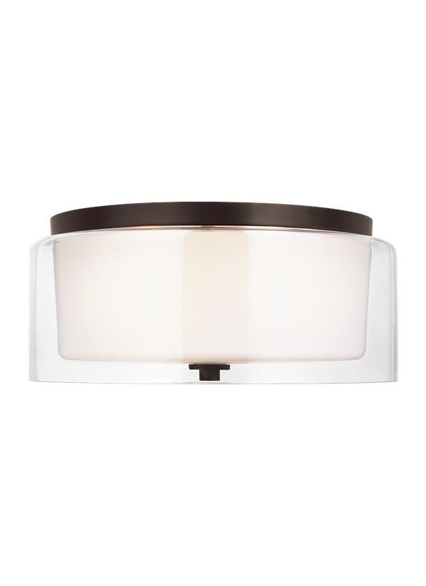 Two Light Flush Mount by Generation Lighting