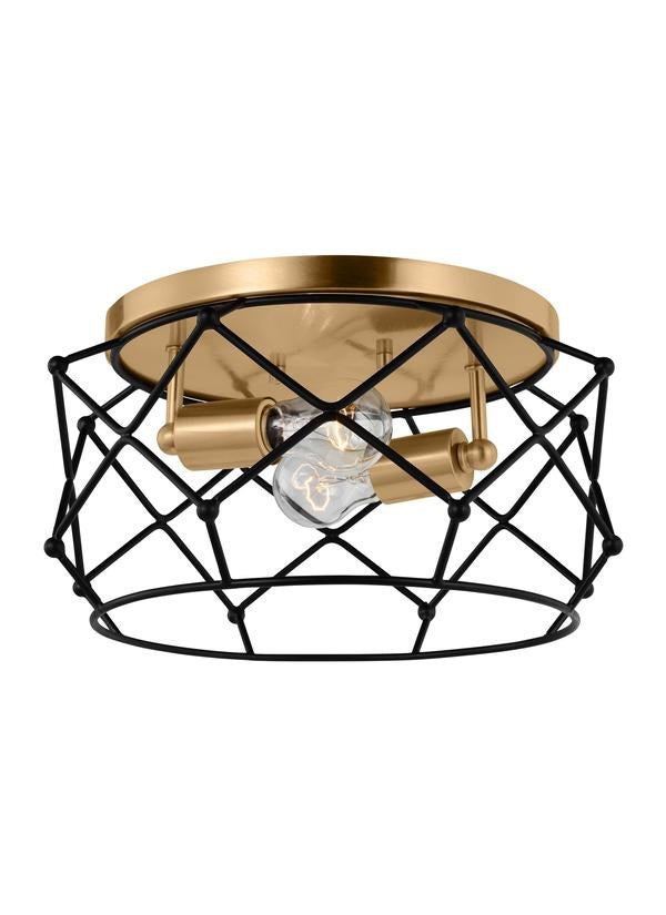 Two Light Flush Mount