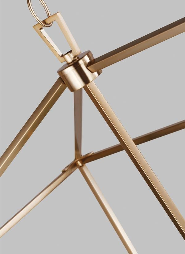 Five Light Medium Linear Chandelier