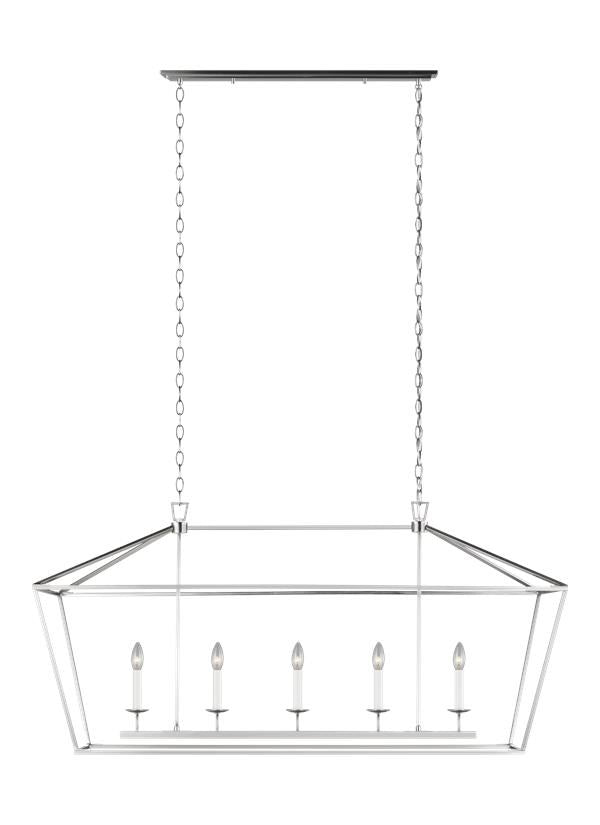 Five Light Medium Linear Chandelier by VC Studio Collection