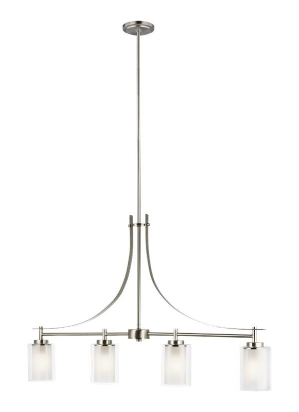Four Light Island Pendant by Generation Lighting