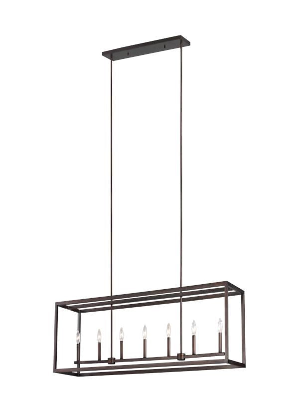 Long Seven Light Island Pendant
