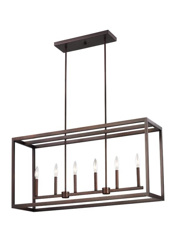Six Light Island Pendant