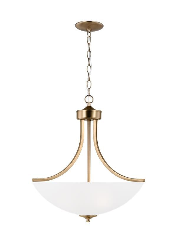 Medium Three Light Pendant by Generation Lighting