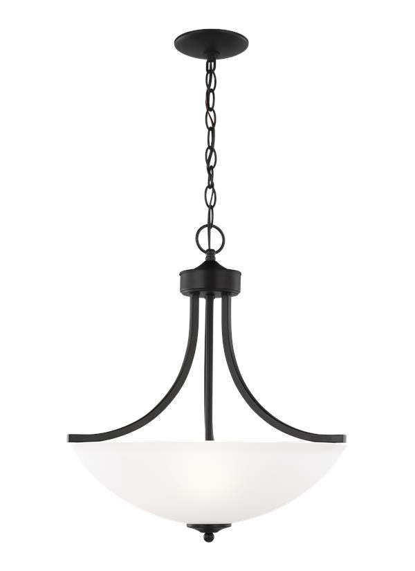 Medium Three Light Pendant by Generation Lighting