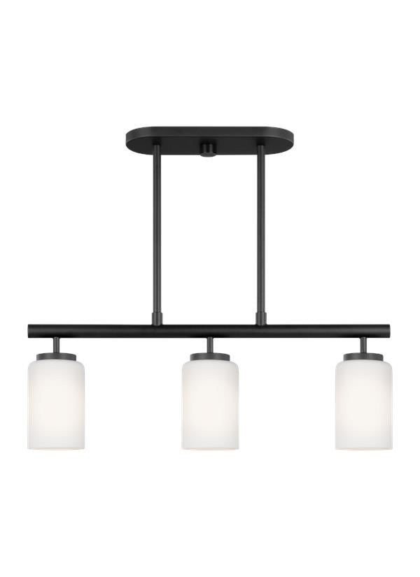 Three Light Island Pendant by Generation Lighting
