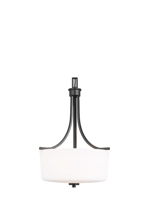 Three Light Pendant by Generation Lighting