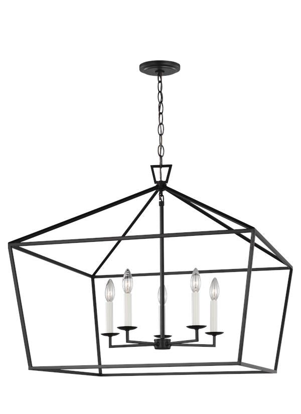 Five Light Wide Lantern