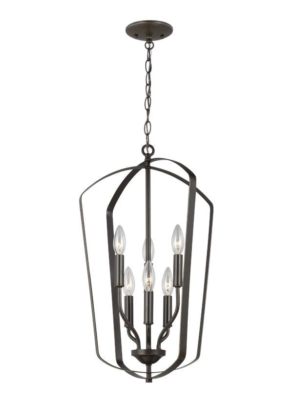 Medium Six Light Hall / Foyer by Generation Lighting